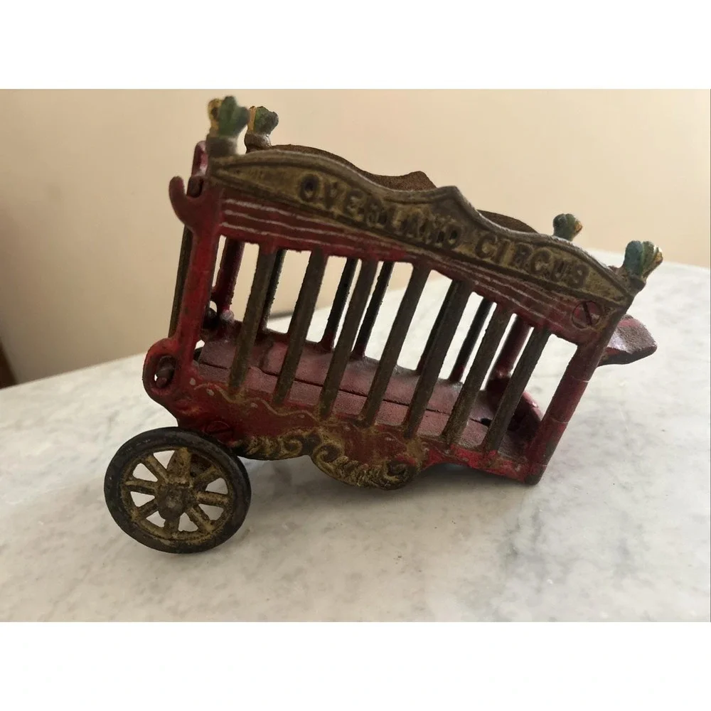 Original Kenton Cast Iron Buggy Overland Circus Wagon Replacement Part